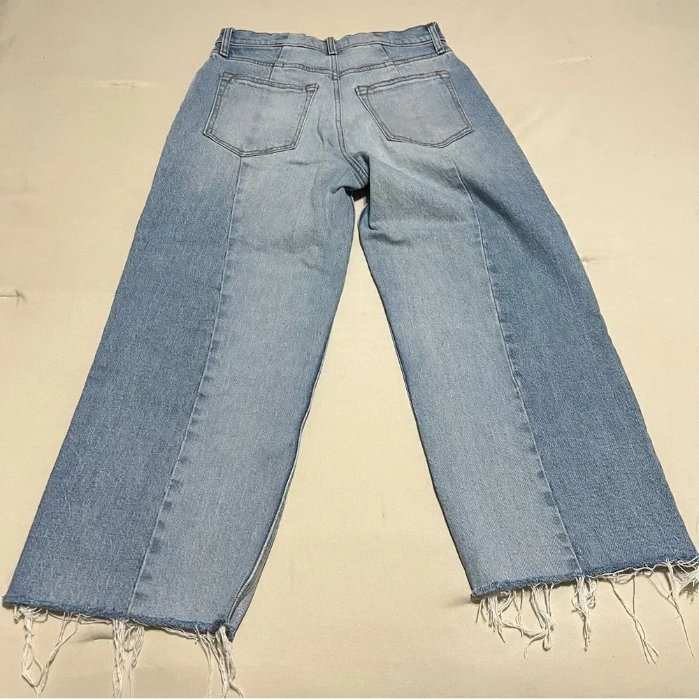 Abercrombie & Fitch Blue Ankle Cropped Jeans - Picture 6 of 12